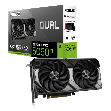 Asus Videokártya - nVidia DUAL-RTX5060TI-O8G
