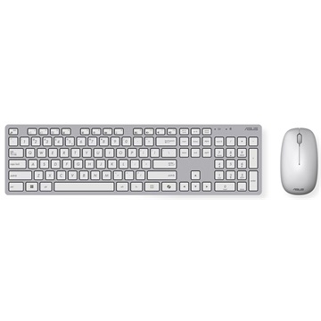 ASUS Desktop W5000 - Vezeték nélküli billentyűzet és egér - HU - Fehér