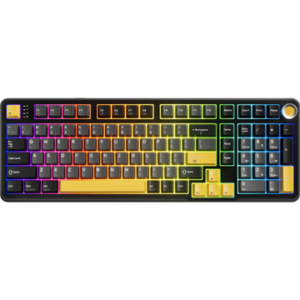 MARVO TITAN 98 vezeték nélküli gaming billentyűzet - Fekete - US Banana Crystal Linear