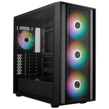 Cooler Master Midi - CD600 + ST4 fans + MWE Gold V2 750W - CD600-KHNN75-S00
