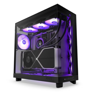 NZXT Midi - H6 Flow RGB - Matt fekete - CC-H61FB-R1