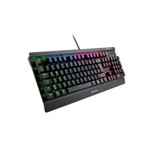 Sharkoon Billentyűzet Mechanikus - Skiller SGK3 BlackBlue (Kailh Blue mechanika; Világítás; fekete; angol)