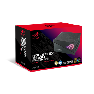 Asus ROG Strix Aura Edition1000W - ROG-STRIX-1000G-AURA-GAMING - 80+ Gold - ATX 3.1 - Moduláris - fekete tápegység