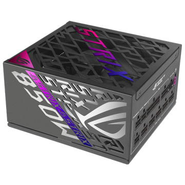Asus ROG Strix 850W - ROG-STRIX-850P-GAMING - 80+ Platinum -ATX 3.0 - Moduláris - fekete tápegység