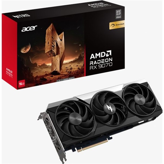 Acer AMD Nitro Radeon RX 9070 OC 16GB GDDR6